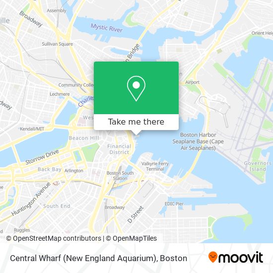 Central Wharf (New England Aquarium) map