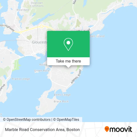 Marble Road Conservation Area map