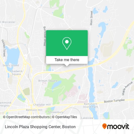 Mapa de Lincoln Plaza Shopping Center