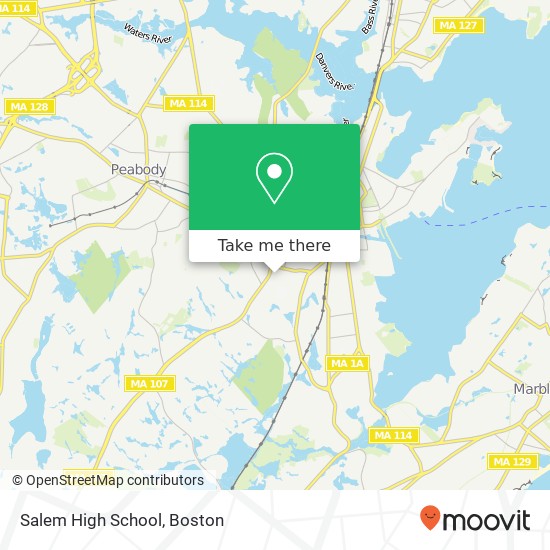 Mapa de Salem High School