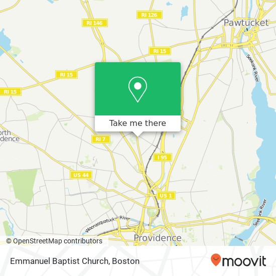 Emmanuel Baptist Church map