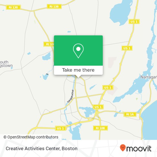 Mapa de Creative Activities Center