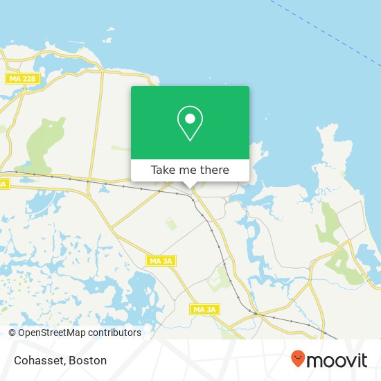 Cohasset map