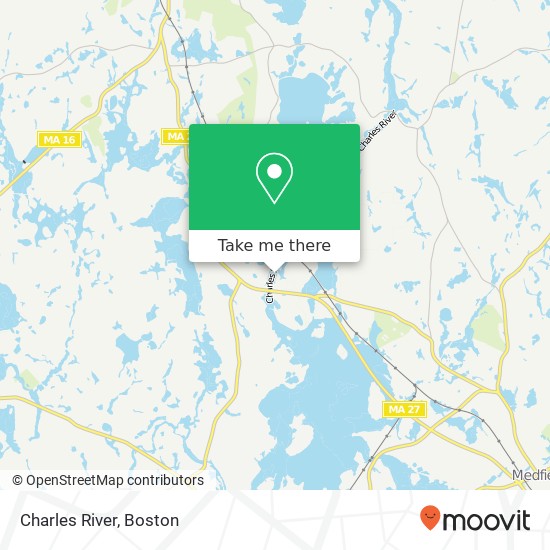 Mapa de Charles River