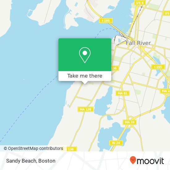 Sandy Beach map