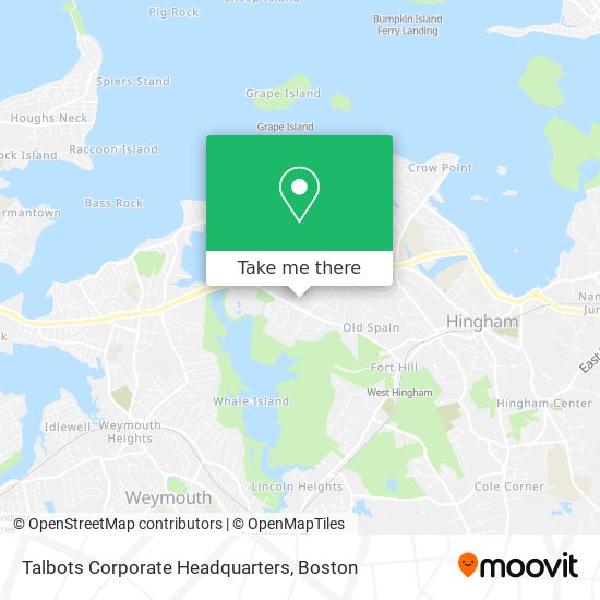Mapa de Talbots Corporate Headquarters