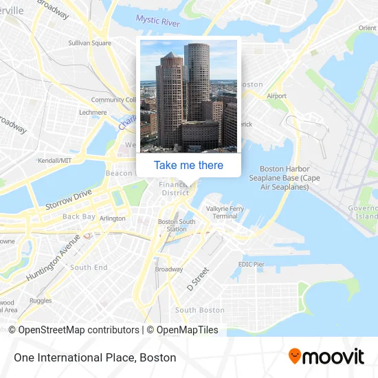 One International Place map