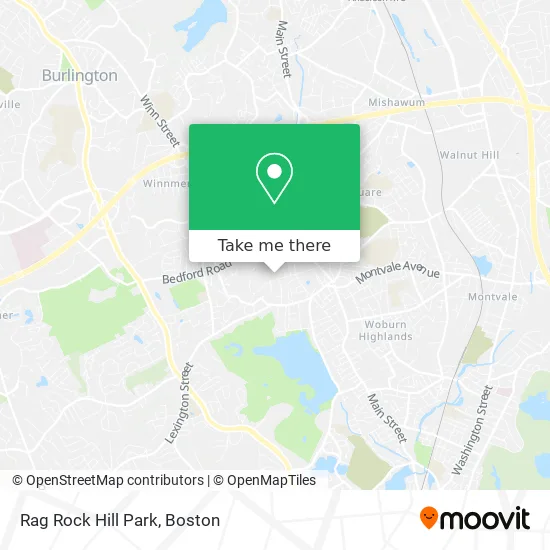 Rag Rock Hill Park map