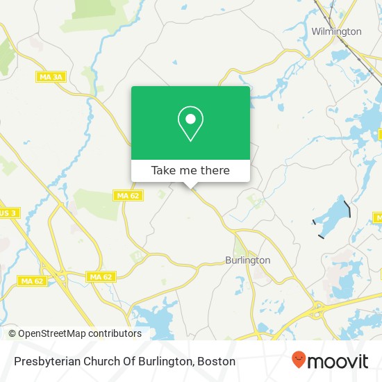 Presbyterian Church Of Burlington map