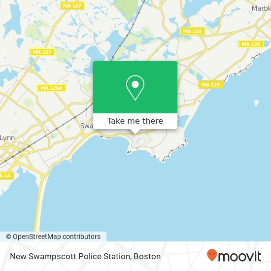 Mapa de New Swampscott Police Station