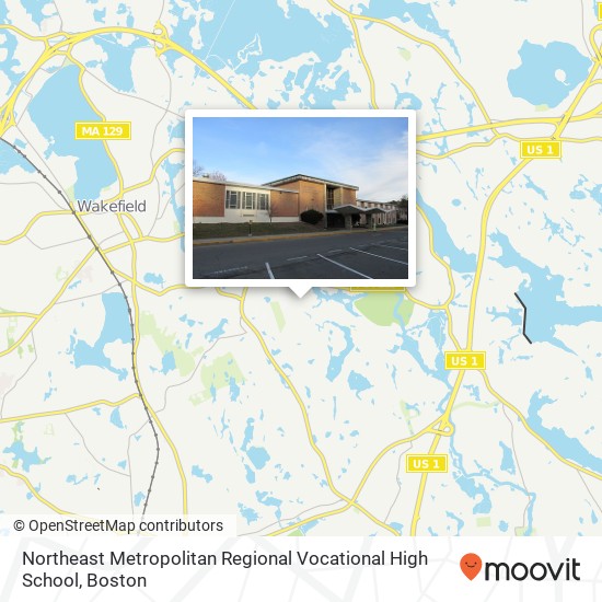 Mapa de Northeast Metropolitan Regional Vocational High School