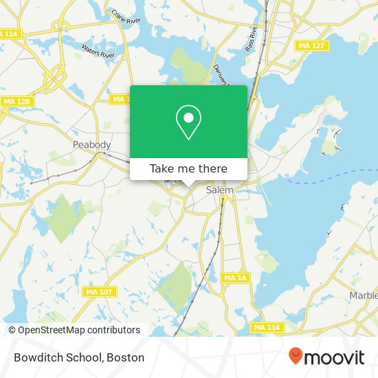 Bowditch School map