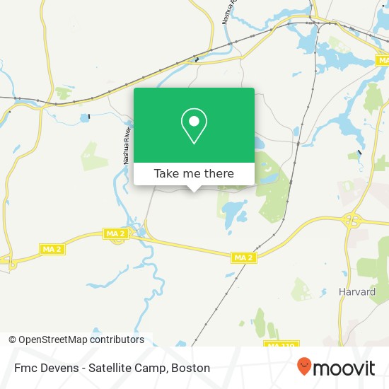 Mapa de Fmc Devens - Satellite Camp