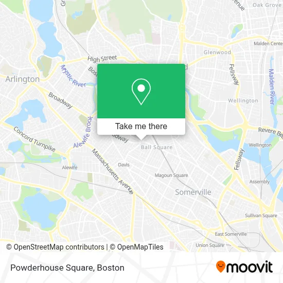 Powderhouse Square map