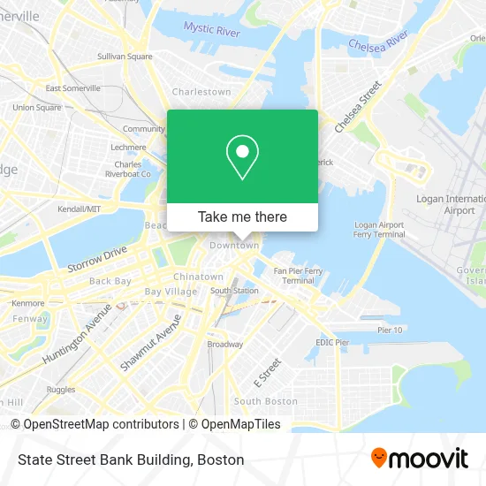 State Street Bank Building map