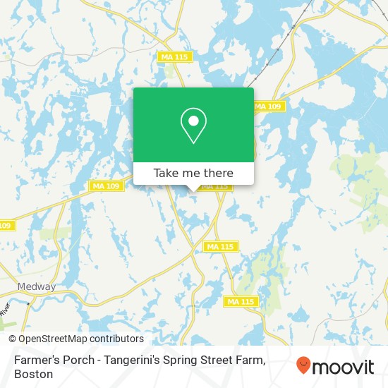 Mapa de Farmer's Porch - Tangerini's Spring Street Farm