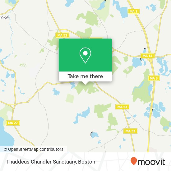 Mapa de Thaddeus Chandler Sanctuary