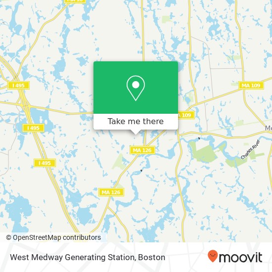 West Medway Generating Station map