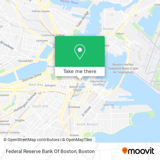 Federal Reserve Bank Of Boston map
