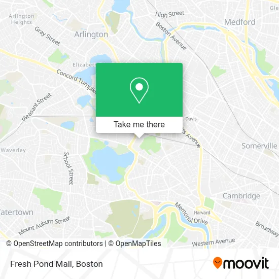 Fresh Pond Mall map