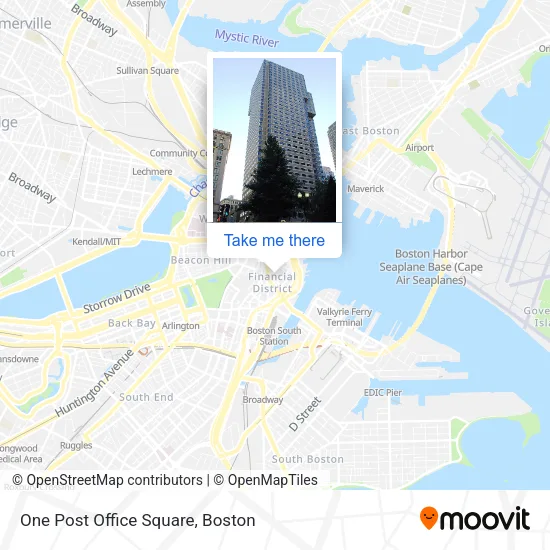 One Post Office Square map