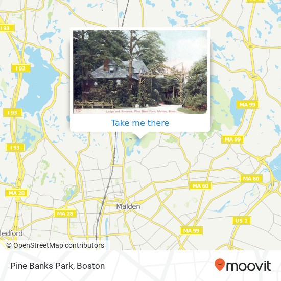 Pine Banks Park map