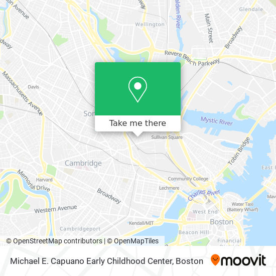 Mapa de Michael E. Capuano Early Childhood Center