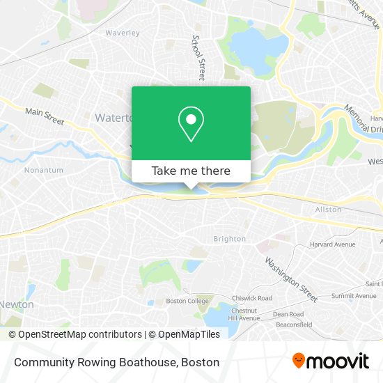 Mapa de Community Rowing Boathouse