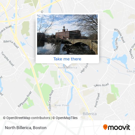 Mapa de North Billerica