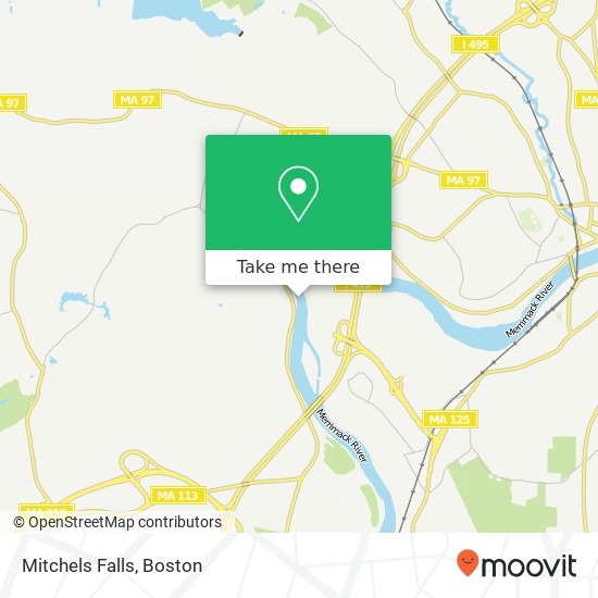 Mapa de Mitchels Falls