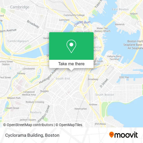 Mapa de Cyclorama Building