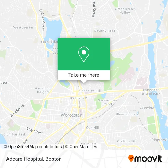 Adcare Hospital map