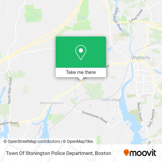 Mapa de Town Of Stonington Police Department