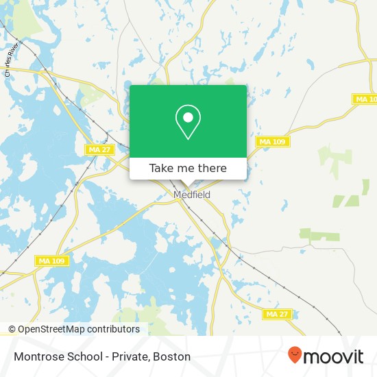 Montrose School - Private map