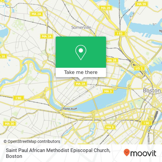 Saint Paul African Methodist Episcopal Church map