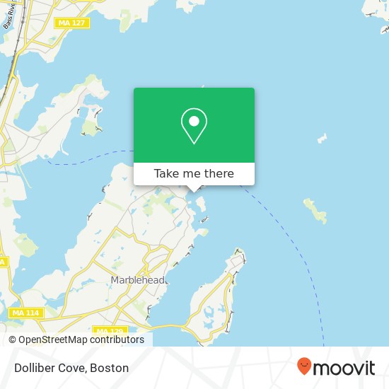 Dolliber Cove map