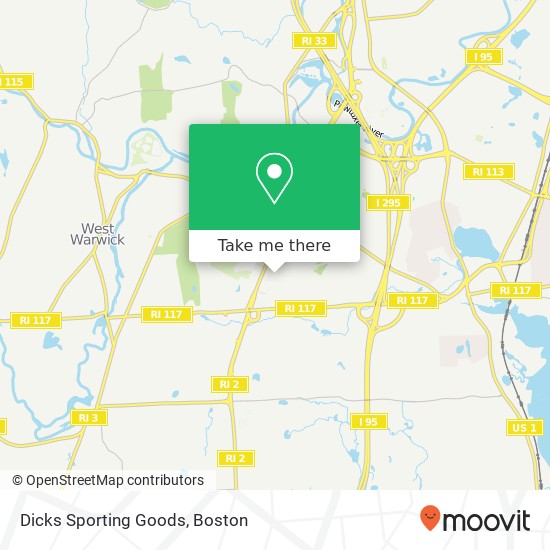 Mapa de Dicks Sporting Goods