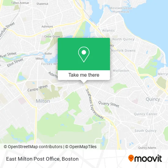 Mapa de East Milton Post Office