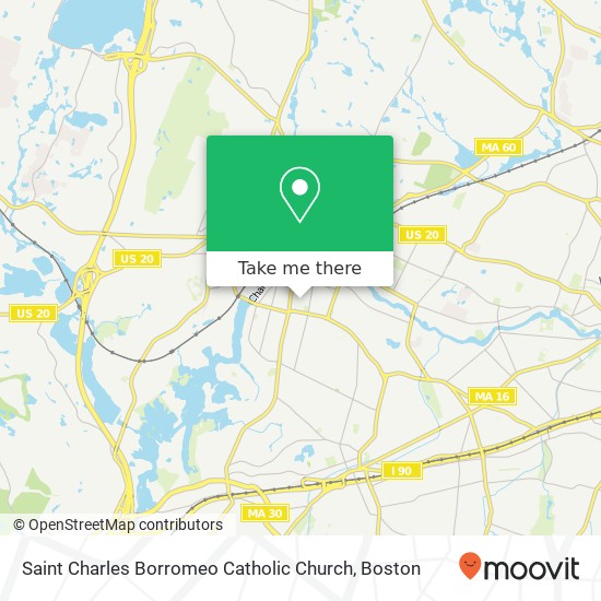 Saint Charles Borromeo Catholic Church map