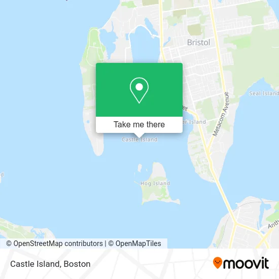 Castle Island map