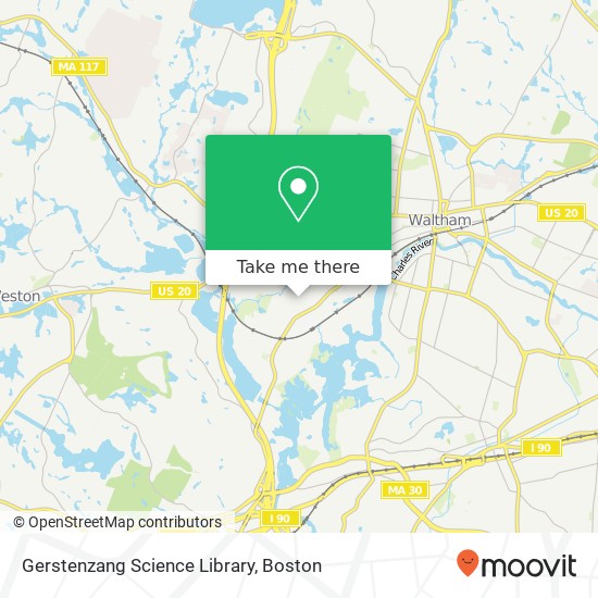 Mapa de Gerstenzang Science Library