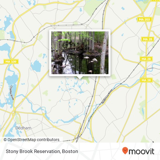 Mapa de Stony Brook Reservation