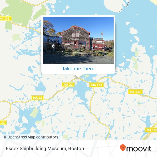 Mapa de Essex Shipbuilding Museum