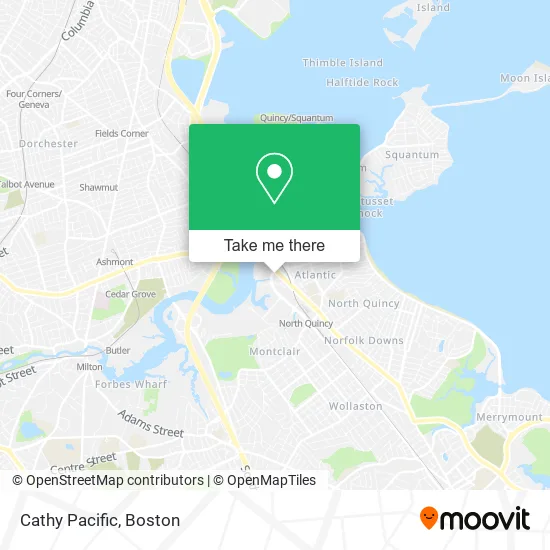 Cathy Pacific map