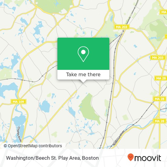 Mapa de Washington/Beech St. Play Area