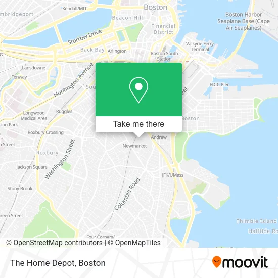 The Home Depot map