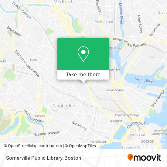 Somerville Public Library map