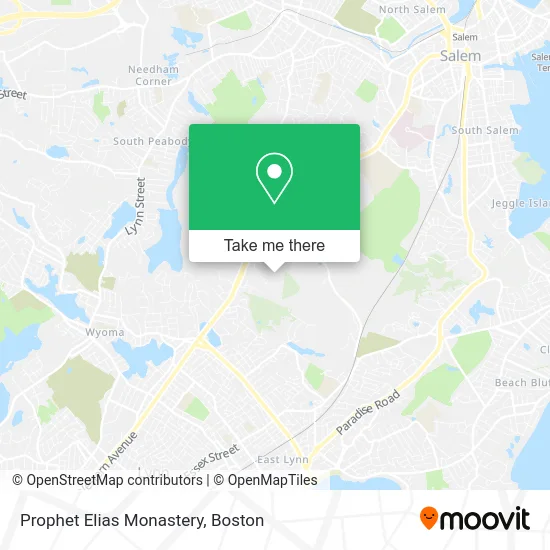 Prophet Elias Monastery map