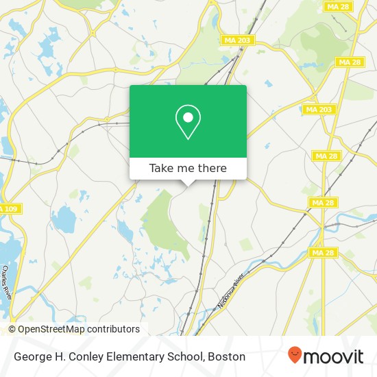 George H. Conley Elementary School map