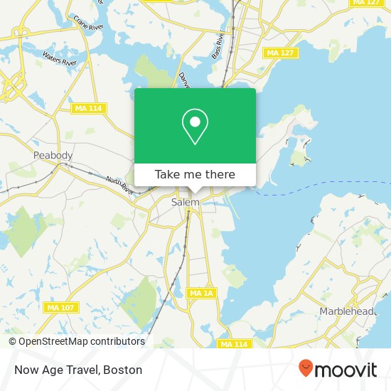 Mapa de Now Age Travel